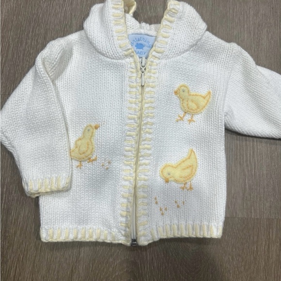 Heartstrings infant sweater zip up 6 months - Picture 1 of 5